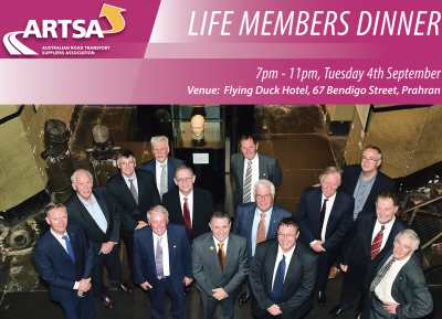 ARTSA Life Members 2016